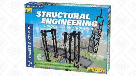Thames & Kosmos Bridges and Skyscrapers Structural Engineering Set | $30 | Amazon